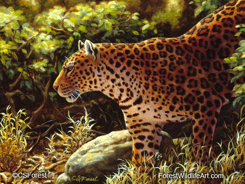 leopard painting