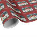 cardinals xmas gift wrap