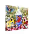 birds and flower garden art gifts