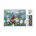 Christmas birds holiday decor