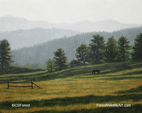 Montana landscape painting