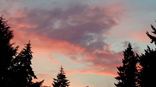 Sunset in Washington